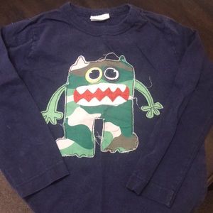 Mini Boden Navy long sleeve shirt